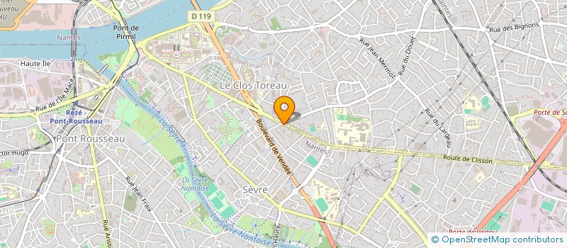 localisation de l'entreprise MONSIEUR BABA NDIAYE à NANTES