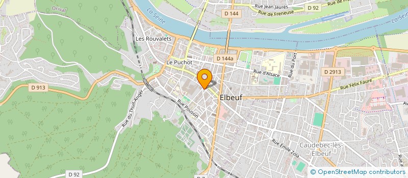 localisation de l'entreprise MONSIEUR BABA-SAMBA SY  ELBEUF