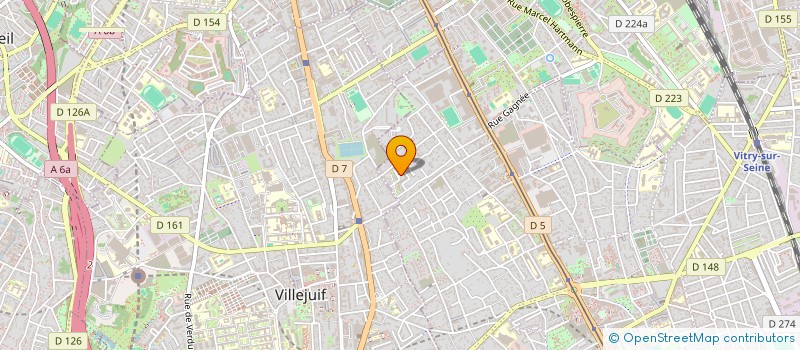 localisation de l'entreprise MONSIEUR BABA THIAM  VITRY-SUR-SEINE