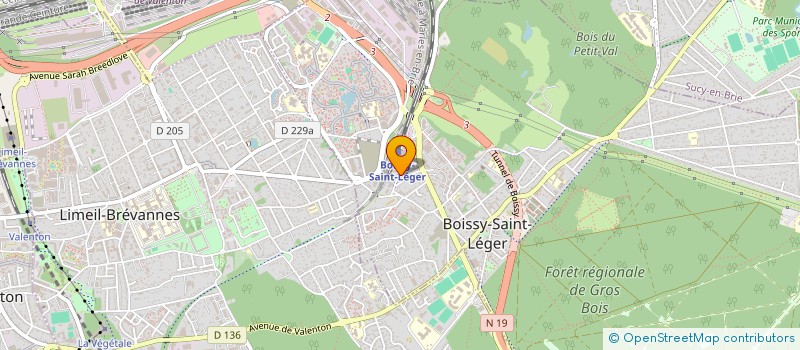 localisation de l'entreprise MONSIEUR BABACAR BADIANE  BOISSY-SAINT-LEGER