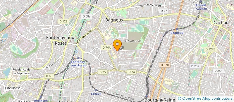 localisation de l'entreprise MONSIEUR BABACAR BOCAR NDOUR à BAGNEUX