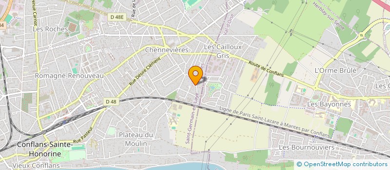 localisation de l'entreprise MONSIEUR BABACAR CISSE  CONFLANS-SAINTE-HONORINE