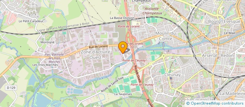 localisation de l'entreprise MONSIEUR BABACAR DIATTA  RENNES