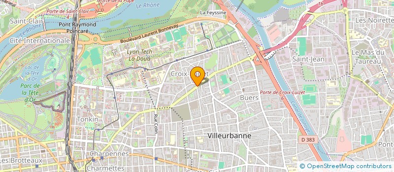 localisation de l'entreprise MONSIEUR BABACAR DIEYE  VILLEURBANNE