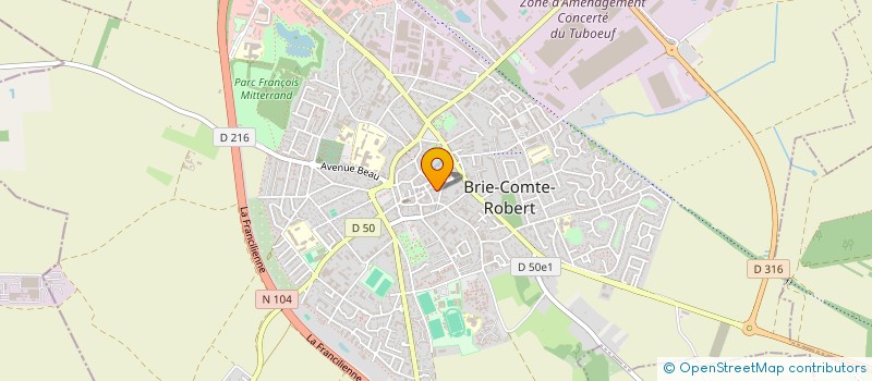 localisation de l'entreprise MONSIEUR BABACAR DIOP  BRIE-COMTE-ROBERT