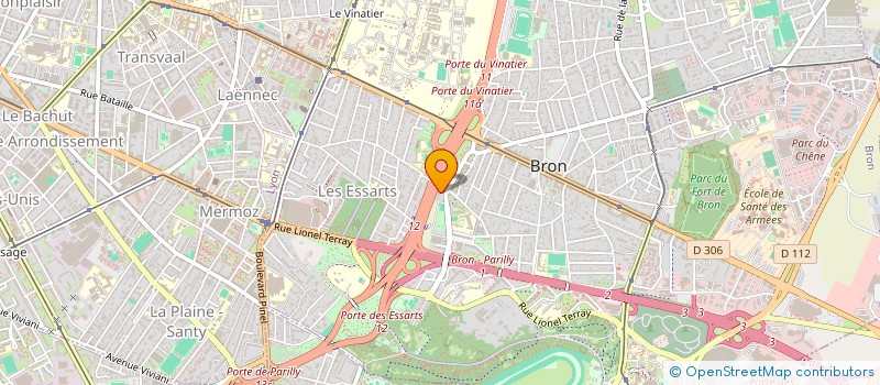 localisation de l'entreprise MONSIEUR BABACAR KEBE  BRON