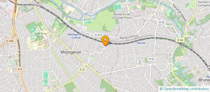 localisation de l'entreprise MONSIEUR BABACAR LEYE  MONTGERON