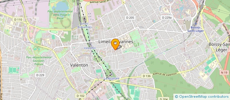 localisation de l'entreprise MONSIEUR BABACAR MBENGUE  LIMEIL-BREVANNES