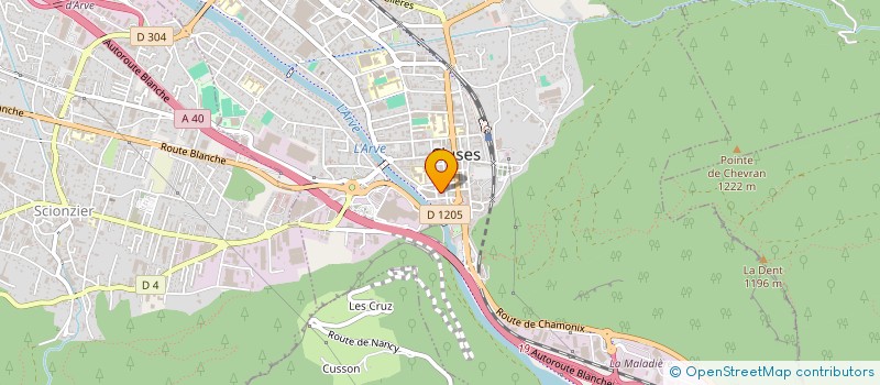 localisation de l'entreprise MONSIEUR BABACAR NDAO  CLUSES