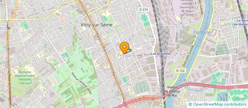 localisation de l'entreprise MONSIEUR BABACAR NDENE THIAM  VITRY-SUR-SEINE