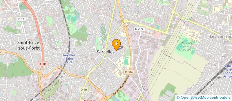 localisation de l'entreprise MONSIEUR BABACAR NDIAYE à SARCELLES