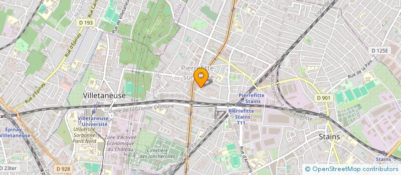 localisation de l'entreprise MONSIEUR BABACAR SORA MBOUP à PIERREFITTE-SUR-SEINE