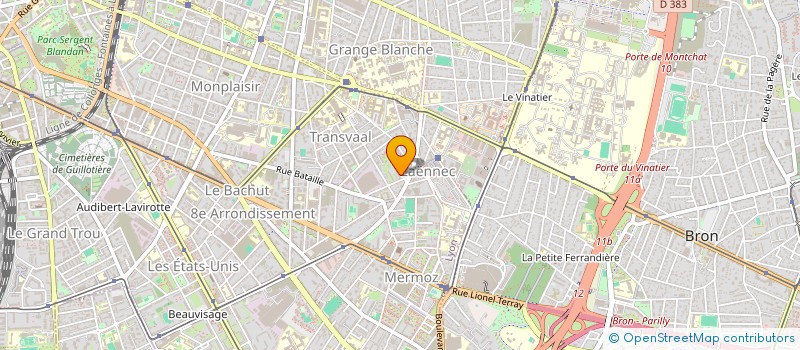 localisation de l'entreprise MONSIEUR BABACAR THIAW  LYON