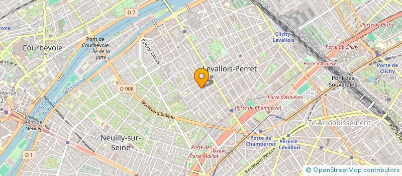 localisation de l'entreprise MONSIEUR BABADY CAMARA à LEVALLOIS-PERRET