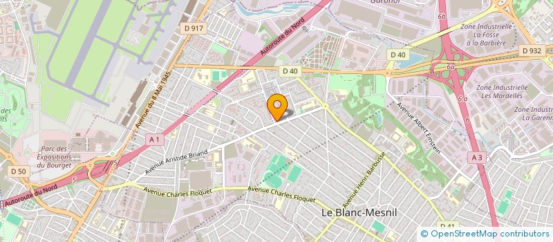 localisation de l'entreprise MONSIEUR BABAI GHOSH à LE BLANC-MESNIL