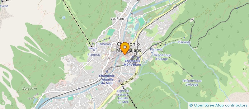 localisation de l'entreprise MONSIEUR BABAK EFTEKHARI  CHAMONIX-MONT-BLANC