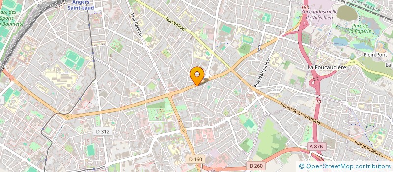 localisation de l'entreprise MONSIEUR BABAK GHAEDI à ANGERS