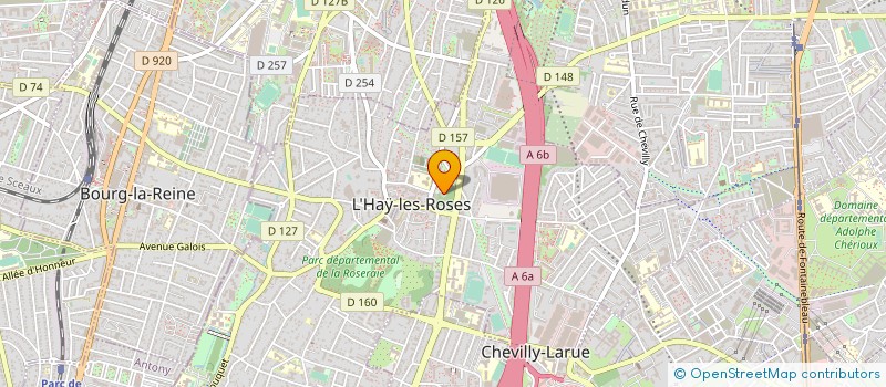 localisation de l'entreprise MONSIEUR BABAK KHOSHNOOD  L'HAY-LES-ROSES