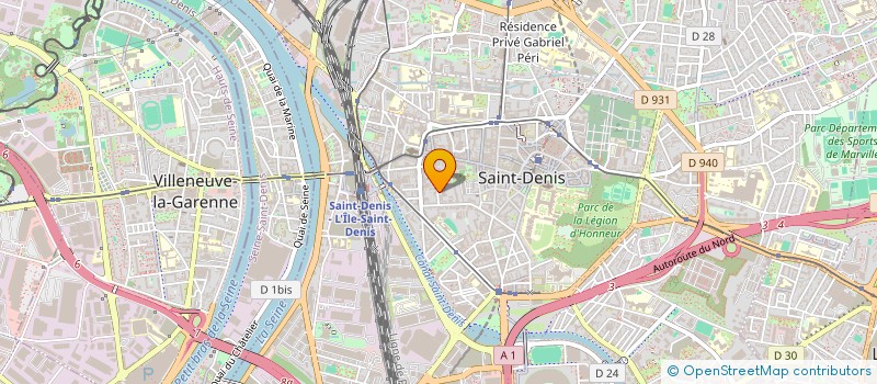 localisation de l'entreprise MONSIEUR BABAK RAVANBOD  SAINT-DENIS