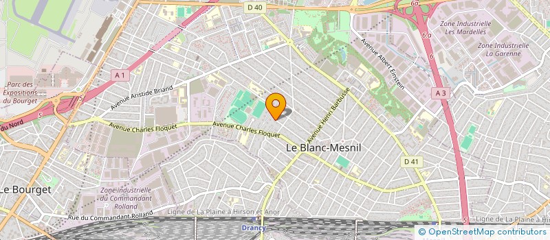 localisation de l'entreprise MONSIEUR BABAR HUSSAIN CHAUDRY  LE BLANC-MESNIL