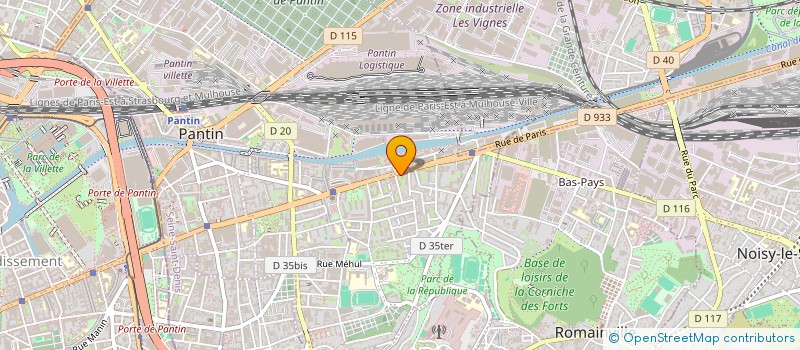 localisation de l'entreprise MONSIEUR BABAWAGUE SAMBAKESS à PANTIN
