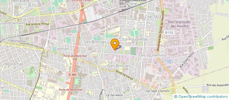 localisation de l'entreprise MONSIEUR BABAYEL DIAW  VILLEURBANNE