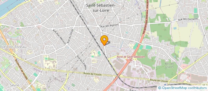 localisation de l'entreprise MONSIEUR BABEKR YACOUB ABAKAR  SAINT-SEBASTIEN-SUR-LOIRE