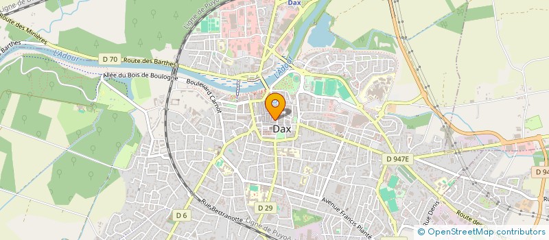 localisation de l'entreprise MONSIEUR BABIKER MOHAMMED DAOUD  DAX