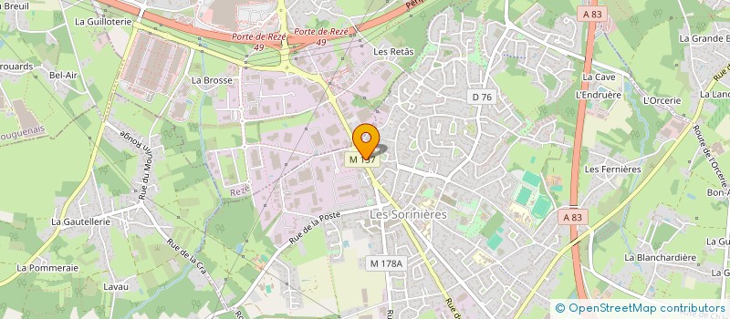 localisation de l'entreprise MONSIEUR BABIKIR ADAM AHMAD  LES SORINIERES