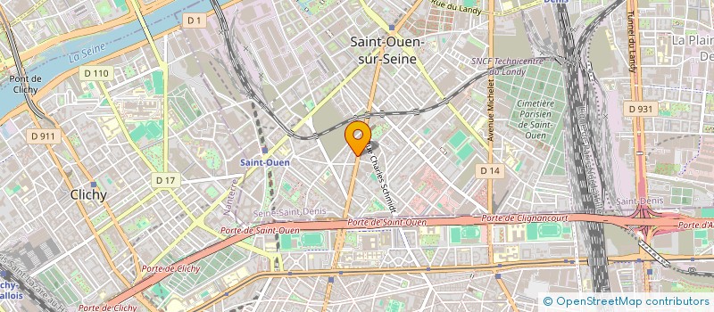localisation de l'entreprise MONSIEUR BABLU AHMED  SAINT-OUEN-SUR-SEINE