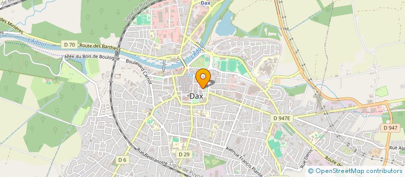 localisation de l'entreprise MONSIEUR BABLU BARUA  DAX