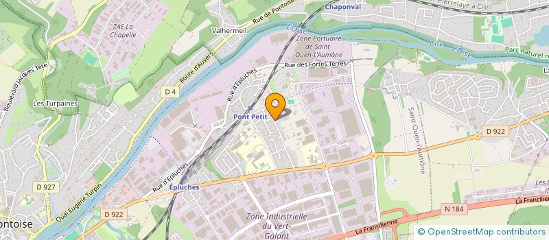 localisation de l'entreprise MONSIEUR BABO PRIVAT ZADI  SAINT-OUEN-L'AUMONE