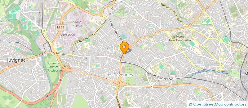 localisation de l'entreprise MONSIEUR BABOUCARR SOWE à MONTPELLIER