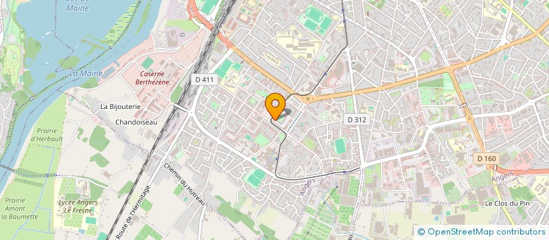 localisation de l'entreprise MONSIEUR BABRAK SHINWARI  ANGERS