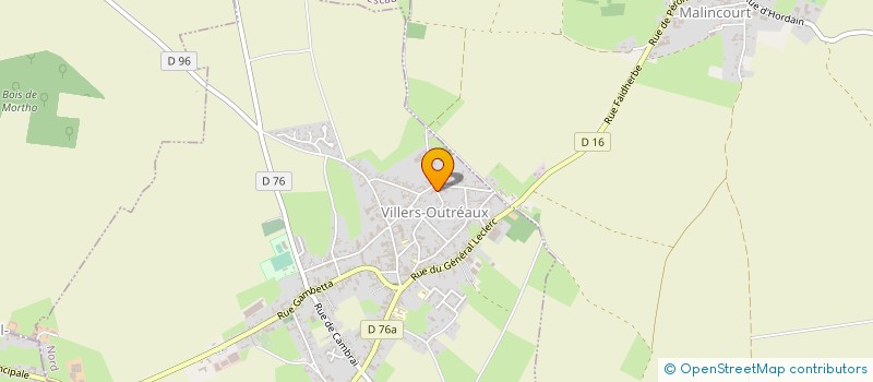 localisation de l'entreprise MONSIEUR BABU ABRAHAM  VILLERS-OUTREAUX