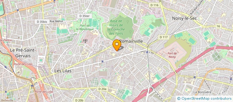 localisation de l'entreprise MONSIEUR BABUCAR CORREIA à ROMAINVILLE