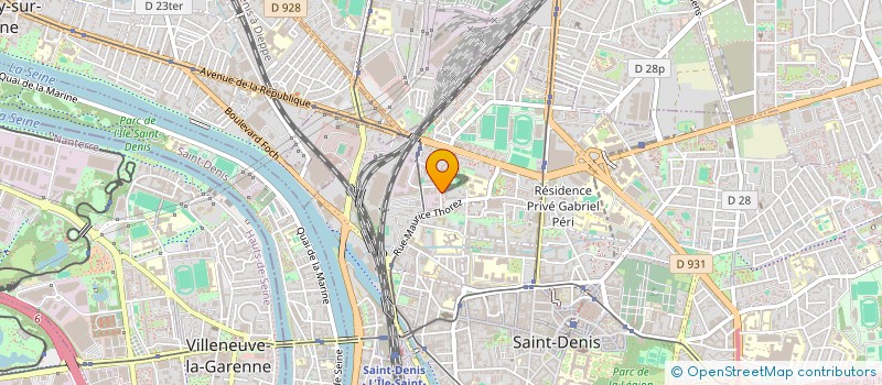 localisation de l'entreprise MONSIEUR BABUL AHMED à SAINT-DENIS