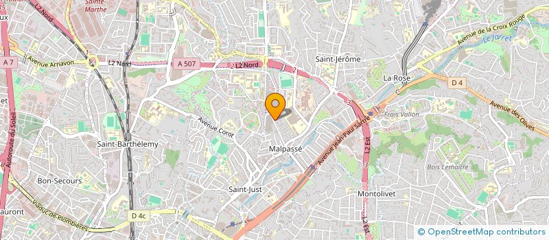 localisation de l'entreprise MONSIEUR BACAR ABDOU SOILIHI  MARSEILLE
