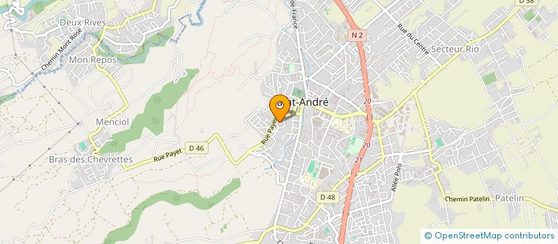 localisation de l'entreprise MONSIEUR BACAR KARIMOU  SAINT-ANDRE