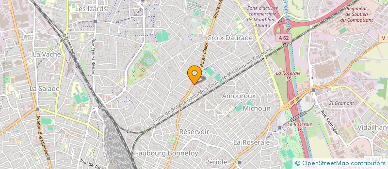 localisation de l'entreprise MONSIEUR BACAR MADI  TOULOUSE