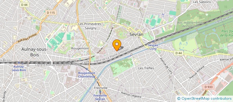 localisation de l'entreprise MONSIEUR BACARY MENDES  SEVRAN