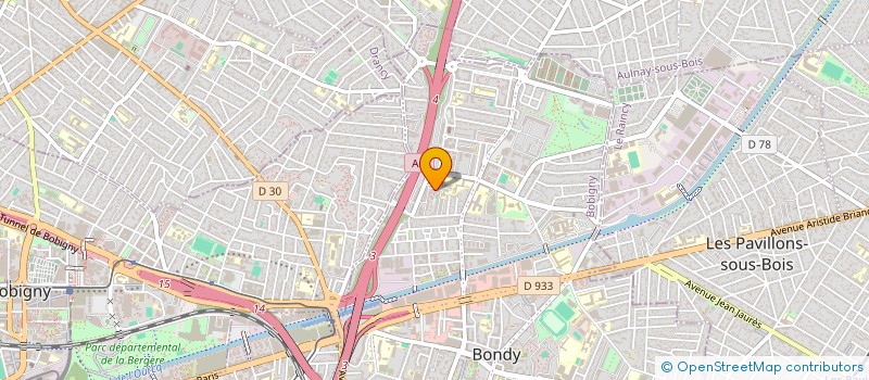 localisation de l'entreprise MONSIEUR BACARY TRAORE  BONDY