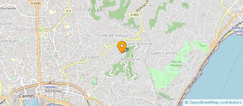 localisation de l'entreprise MONSIEUR BACEM HASSINE  CANNES