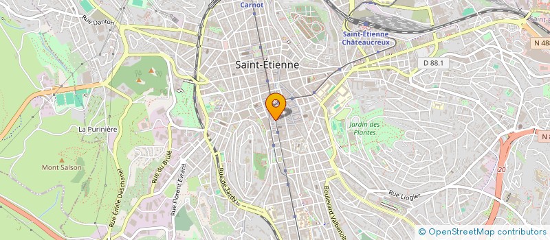 localisation de l'entreprise MONSIEUR BACEM SAID  SAINT-ETIENNE