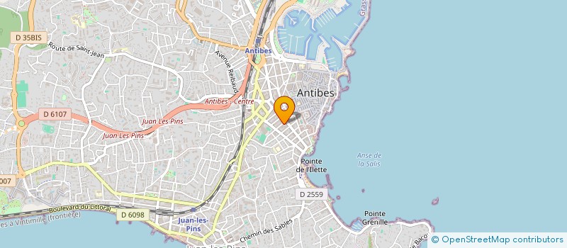localisation de l'entreprise MONSIEUR BACEM SLAMA à ANTIBES