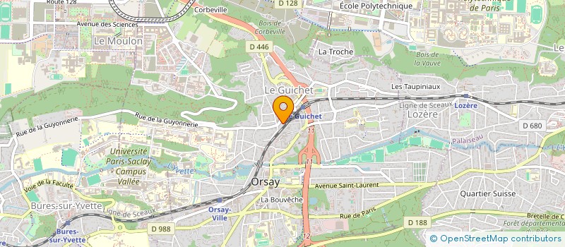 localisation de l'entreprise MONSIEUR BACH DANG TRAN à ORSAY