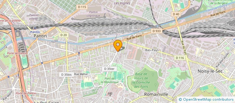 localisation de l'entreprise MONSIEUR BACHAR AL CHARANI  PANTIN