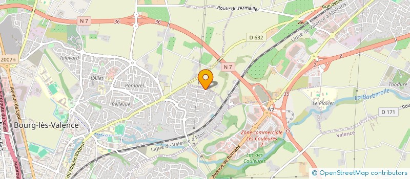 localisation de l'entreprise MONSIEUR BACHAR MELIANI à BOURG-LES-VALENCE
