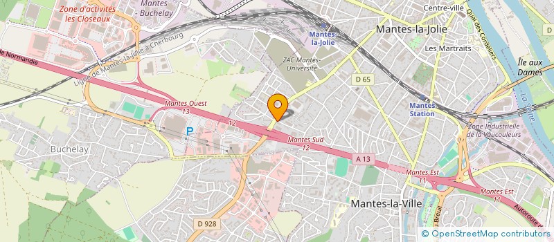 localisation de l'entreprise MONSIEUR BACHELARD WEMBE FEZEK  MANTES-LA-VILLE