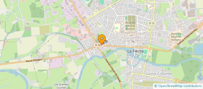 localisation de l'entreprise MONSIEUR BACHIR ABDEL  LA FLECHE